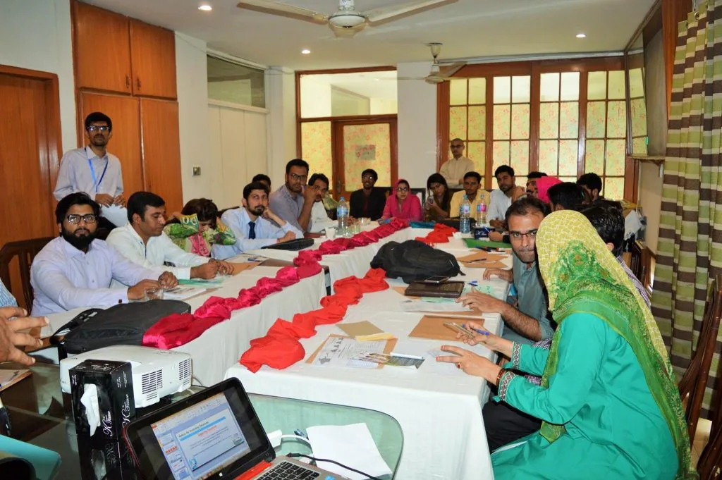 A professional learning session organised by The Rising Glory